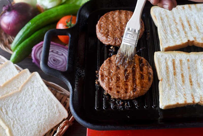 炙燒肉堡排三明治-料理步驟